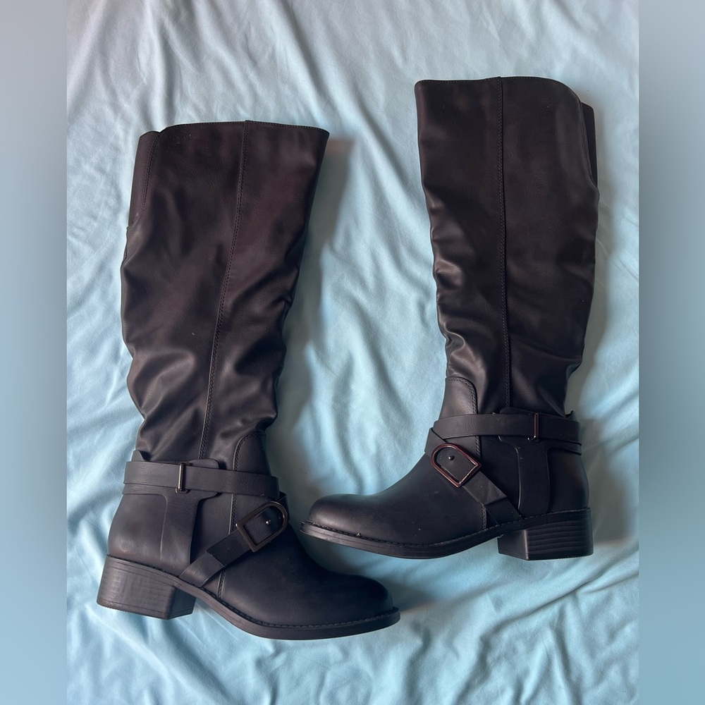 Apt. 9 black knee high boots